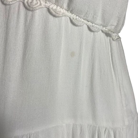 Sequin Hearts White Dress GUC Size: S - Picture 8 of 8